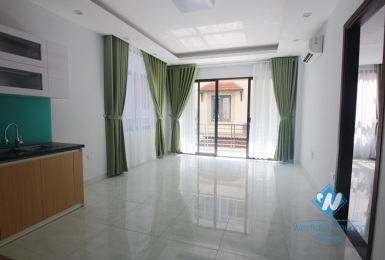 One bedroom apartment for rent on Au Co st, Tay Ho district, Hanoi